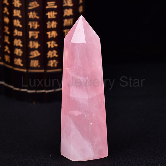 Rose Quartz Crystal Wand