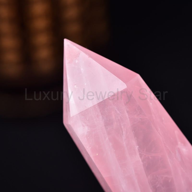 Rose Quartz Crystal Wand - image 7
