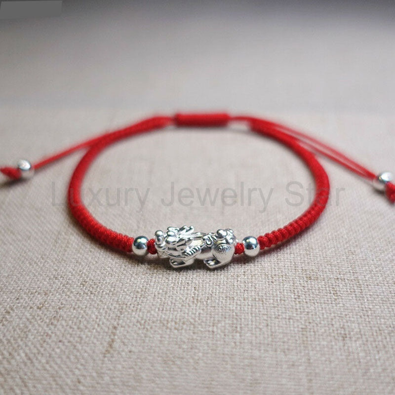 Sterling Silver Pixiu Bracelet - image 2