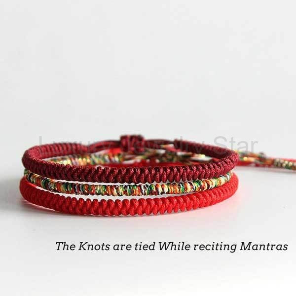 Tibetan Knot Buddhist Lucky Bracelet - image 3