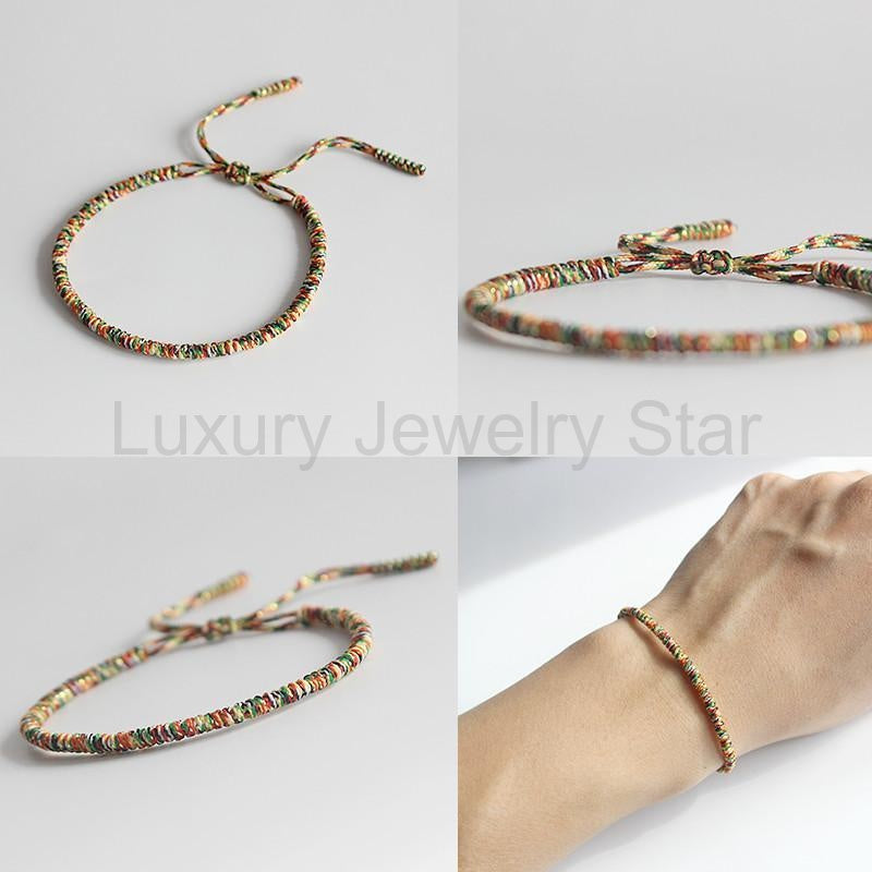 Tibetan Knot Buddhist Lucky Bracelet - image 5