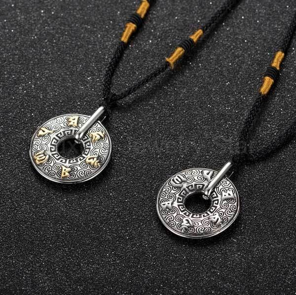 Tibetan Mani Mantra Necklace - Om Mani Padme Hum