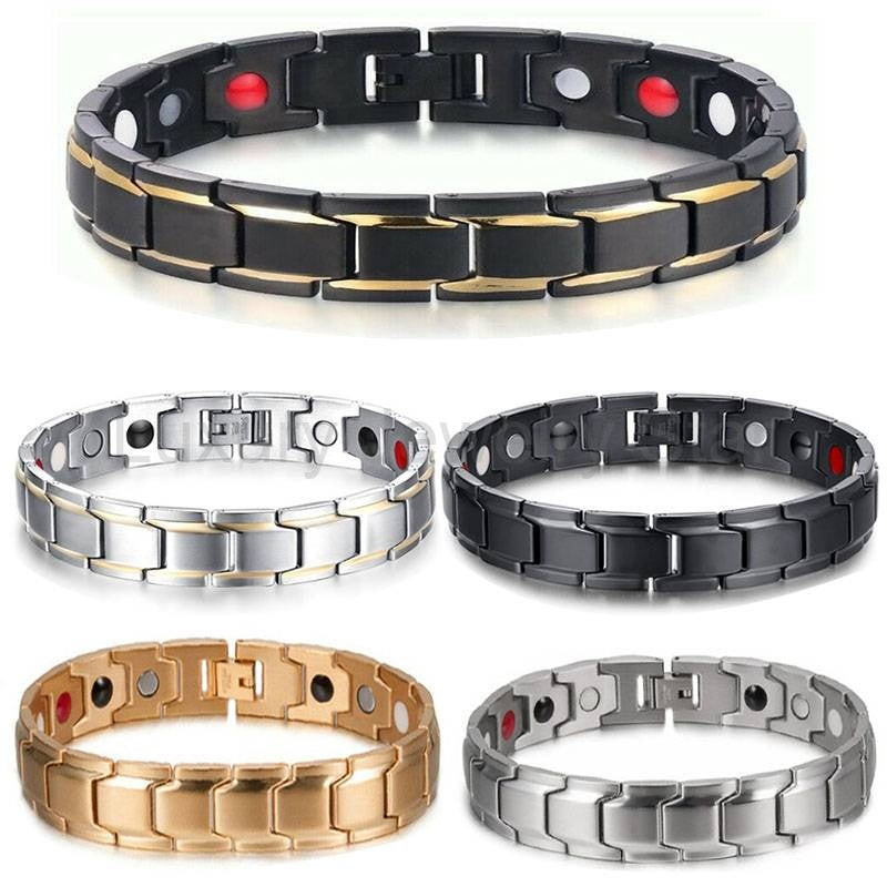 Titanium Steel Magnetic Therapy Bracelet