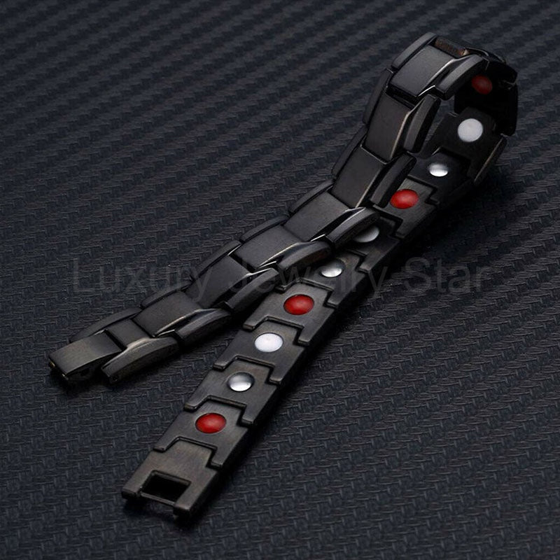 Titanium Steel Magnetic Therapy Bracelet - image 17