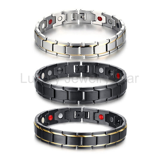 Titanium Steel Magnetic Therapy Bracelet - image 2