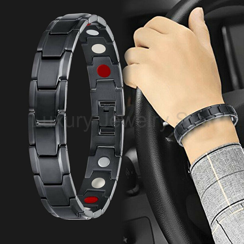 Titanium Steel Magnetic Therapy Bracelet - image 21