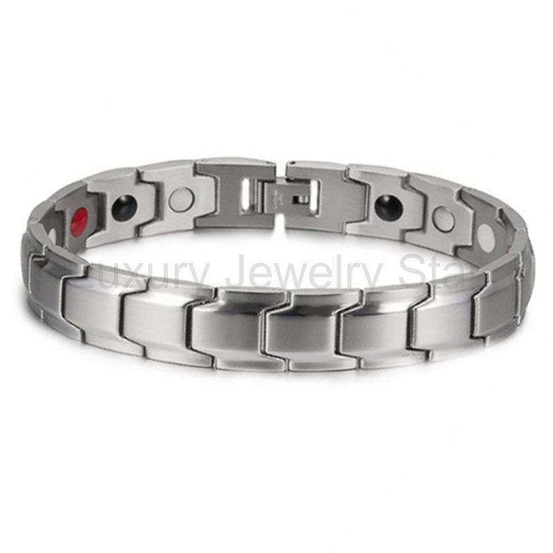 Titanium Steel Magnetic Therapy Bracelet - image 7
