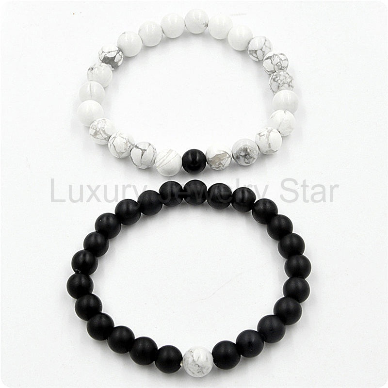 Yin and Yang Bead Bracelet Set - image 5