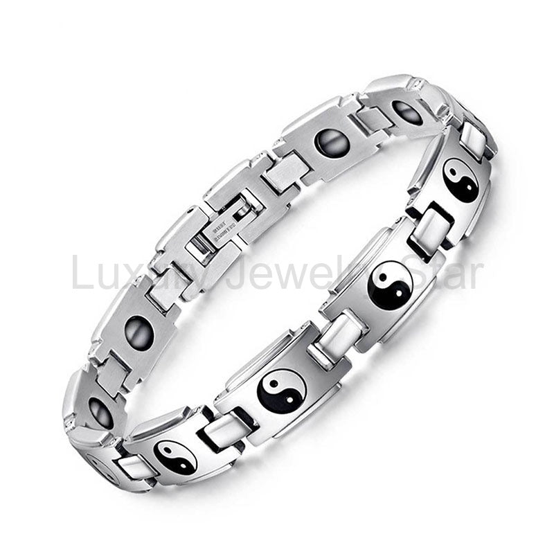 Yin Yang Bracelet Germanium Titanium