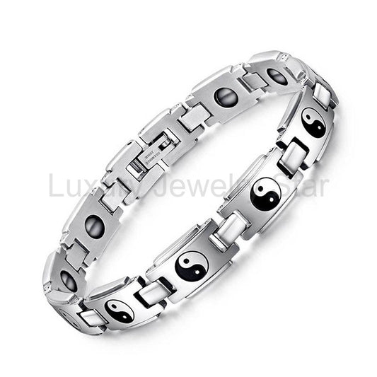 Yin Yang Bracelet Germanium Titanium