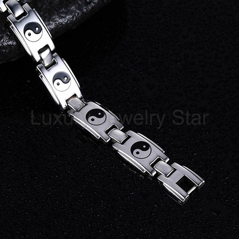 Yin Yang Bracelet Germanium Titanium - image 3