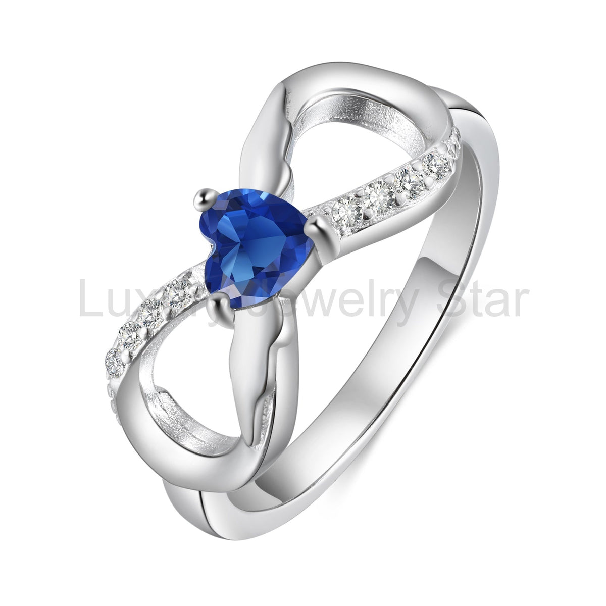 925 Sterling Silver Custom Birtstone Ring - image 14