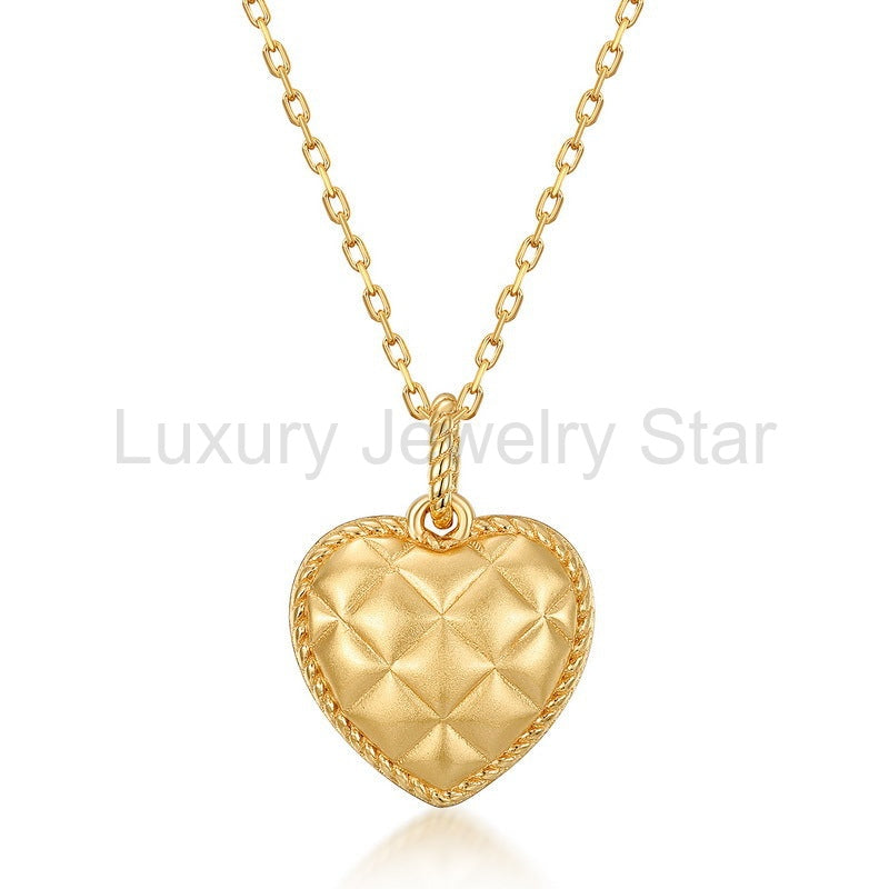 925 Sterling Silver Heart Necklace