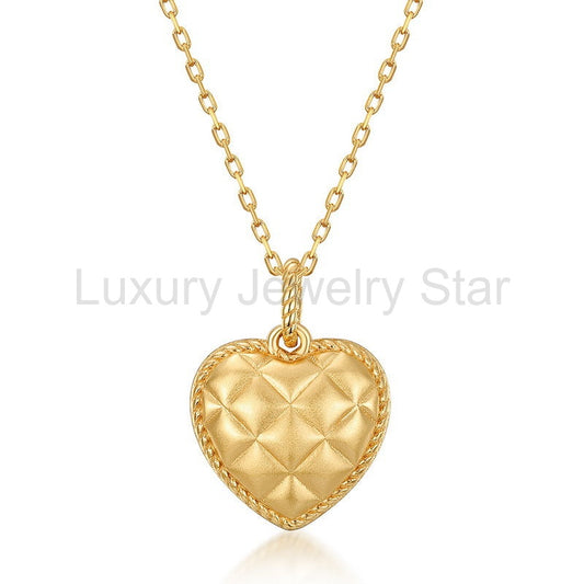 925 Sterling Silver Heart Necklace