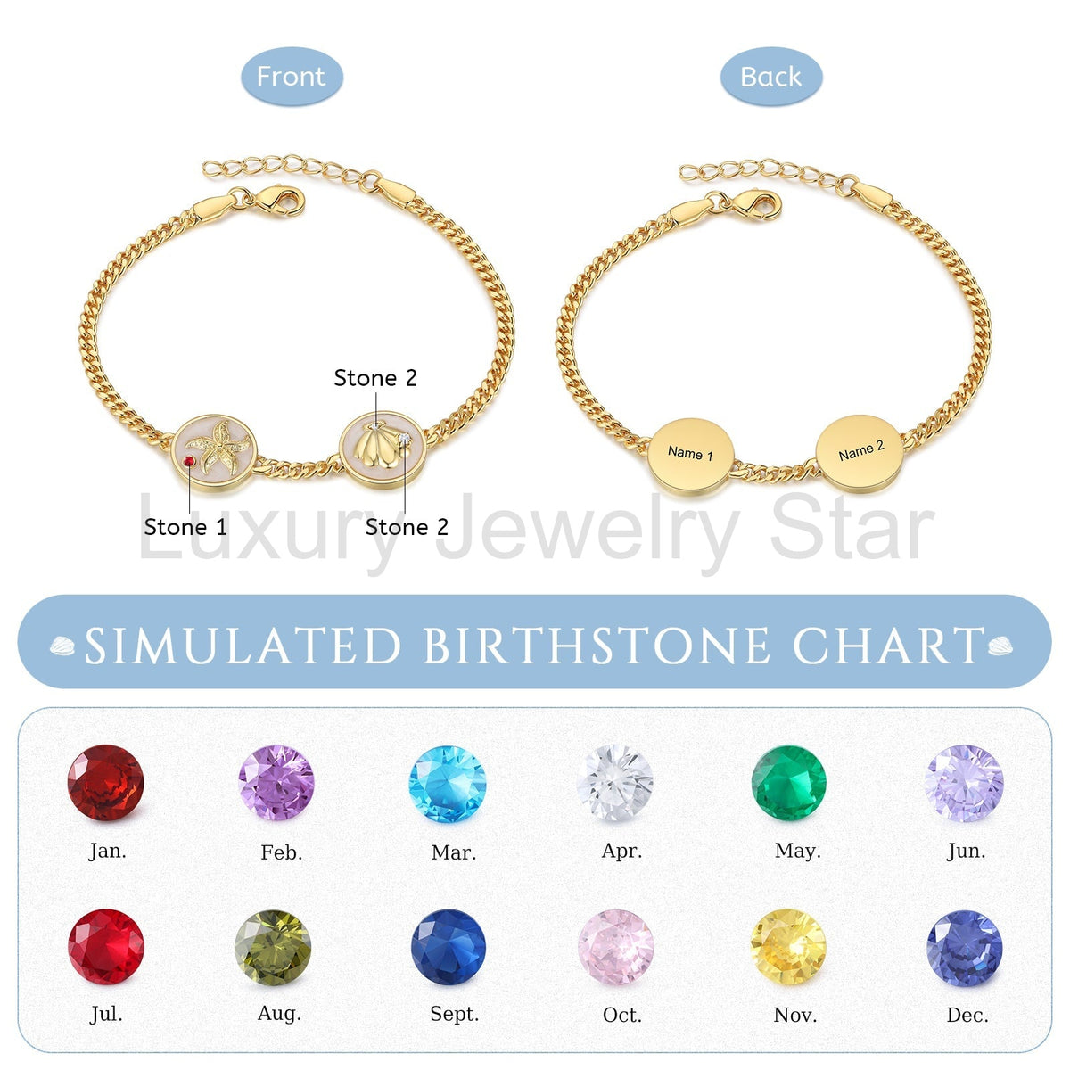 Custom Birthstone Bracelet - image 8