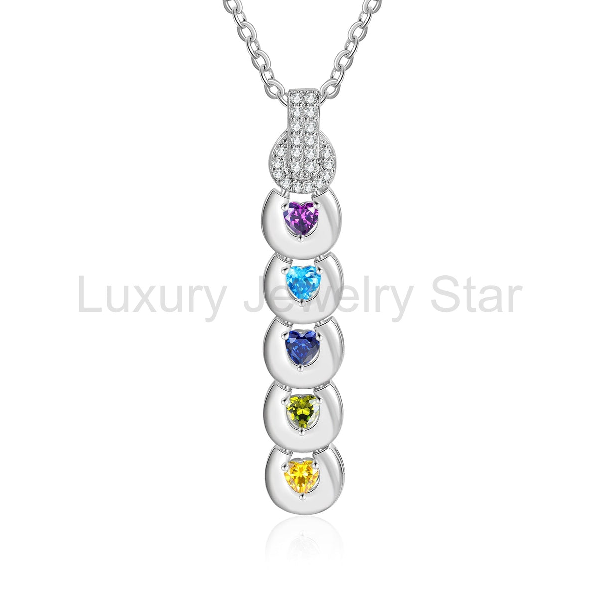Custom Birthstone Necklace - image 2