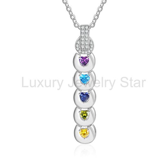 Custom Birthstone Necklace - image 2