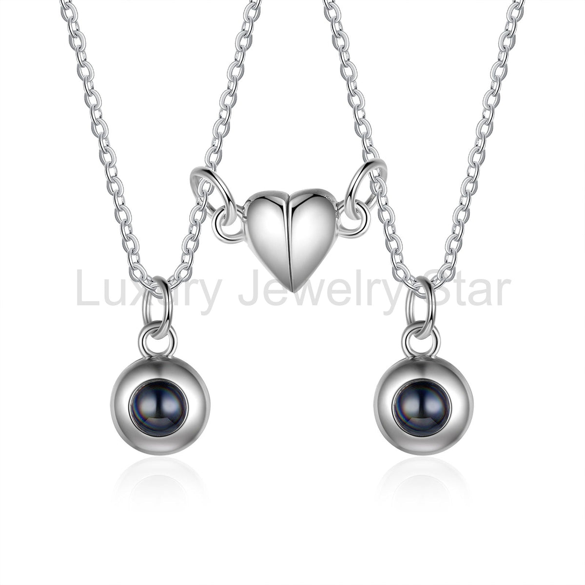 Custom Couple Projection Necklace - image 7
