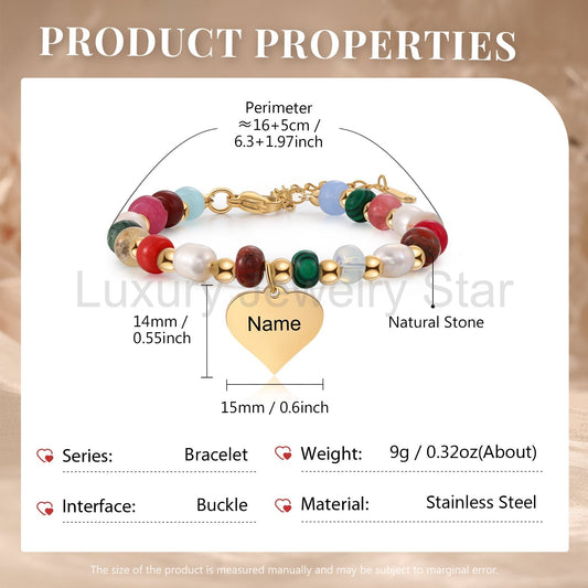 Custom Name Beaded Bracelet - image 2