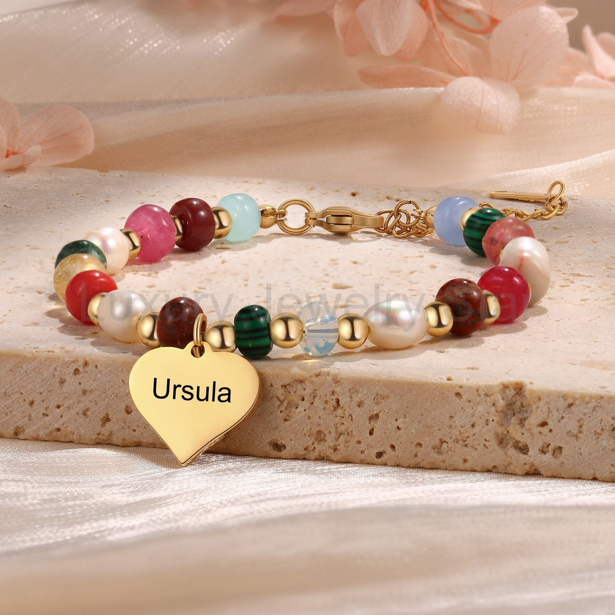 Custom Name Beaded Bracelet - image 5