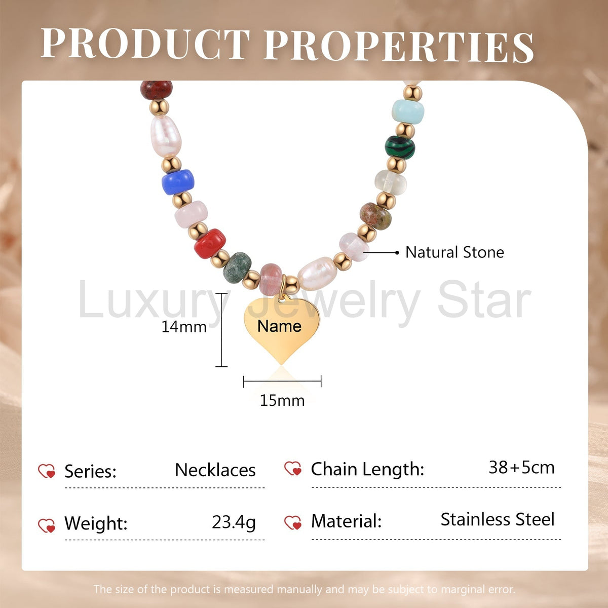 Custom Name Beaded Necklace - image 2