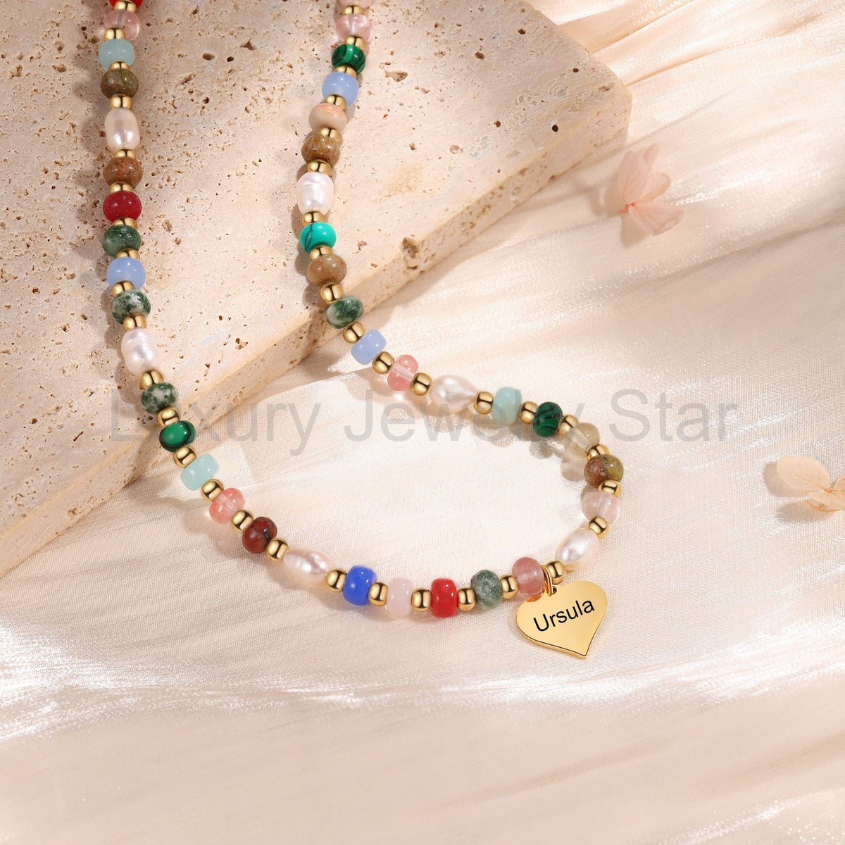 Custom Name Beaded Necklace - image 4
