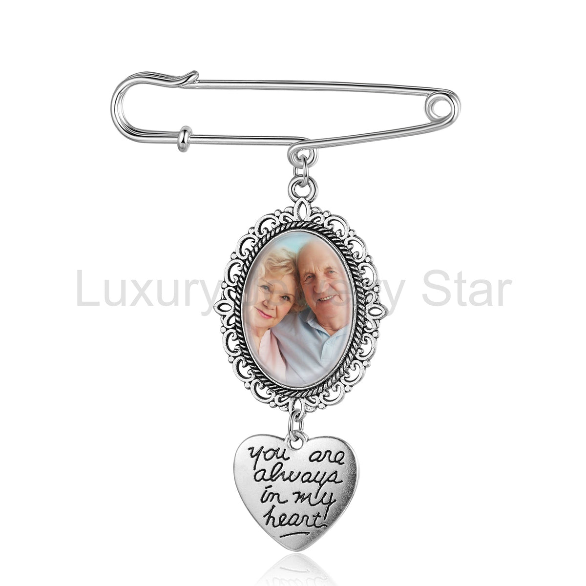 Custom Photo Brooch