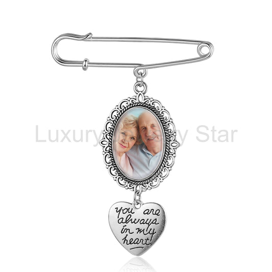 Custom Photo Brooch