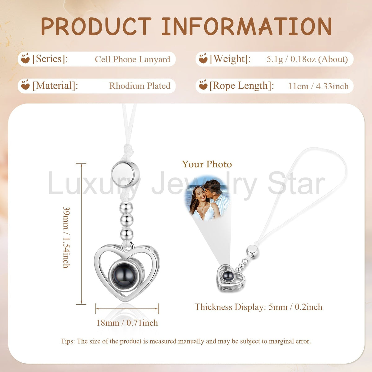 Custom Photo Phone lanyard projection - image 13