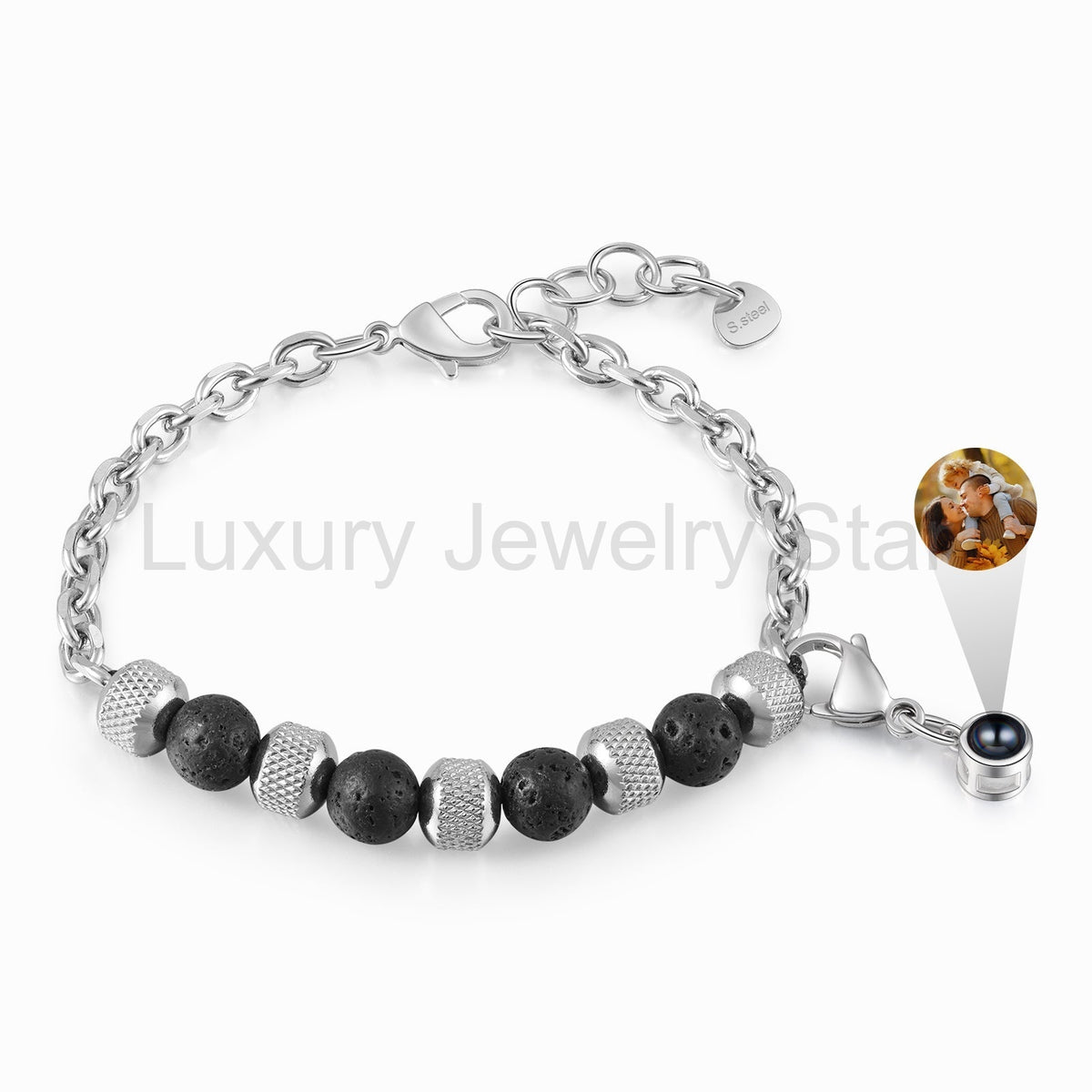Custom Photo Projection Beaded Bracelet - image 13