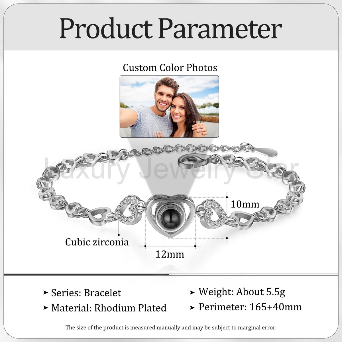Custom Photo Projection Bracelet - image 10