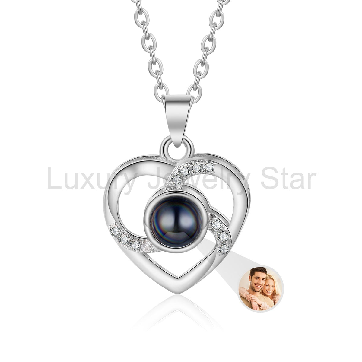 Custom Photo Projection Necklace - image 2