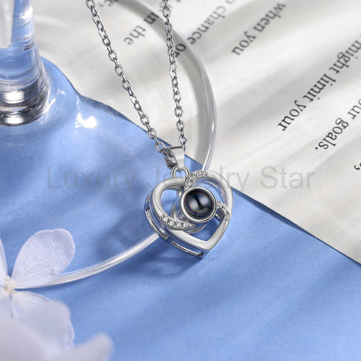 Custom Photo Projection Necklace - image 4