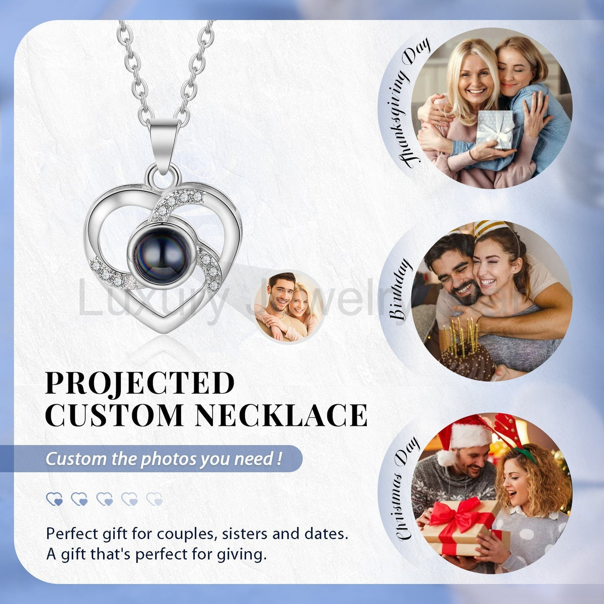 Custom Photo Projection Necklace - image 6