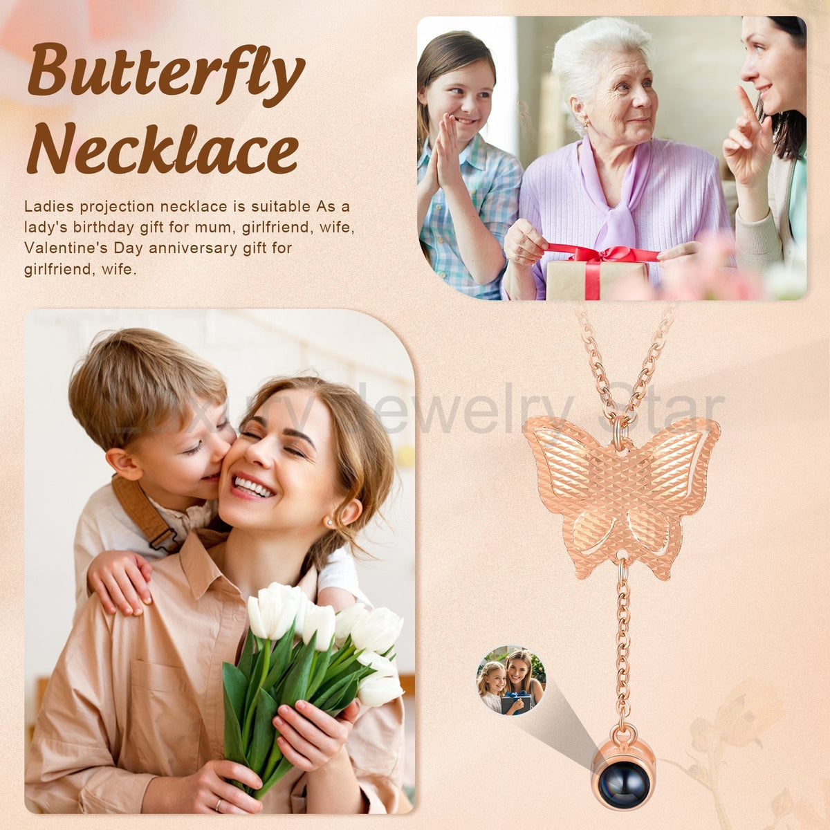 Custom Photo Projection Necklace - image 4