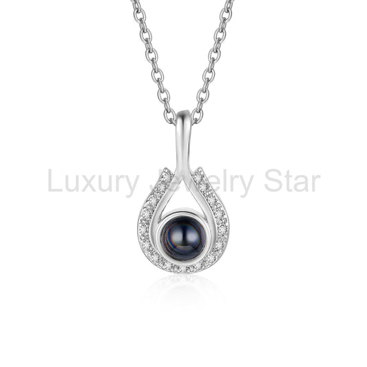 Custom Photo Projection Necklace