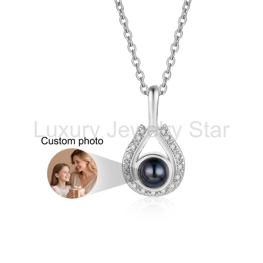 Custom Photo Projection Necklace - image 2