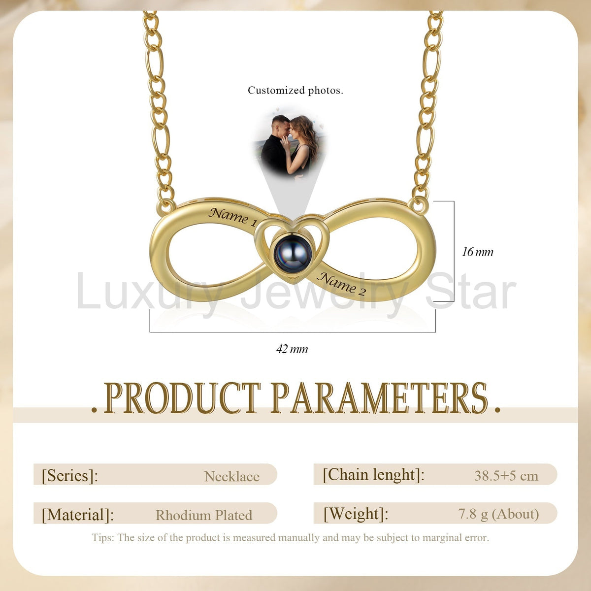 Custom Photo Projection Necklace - image 7