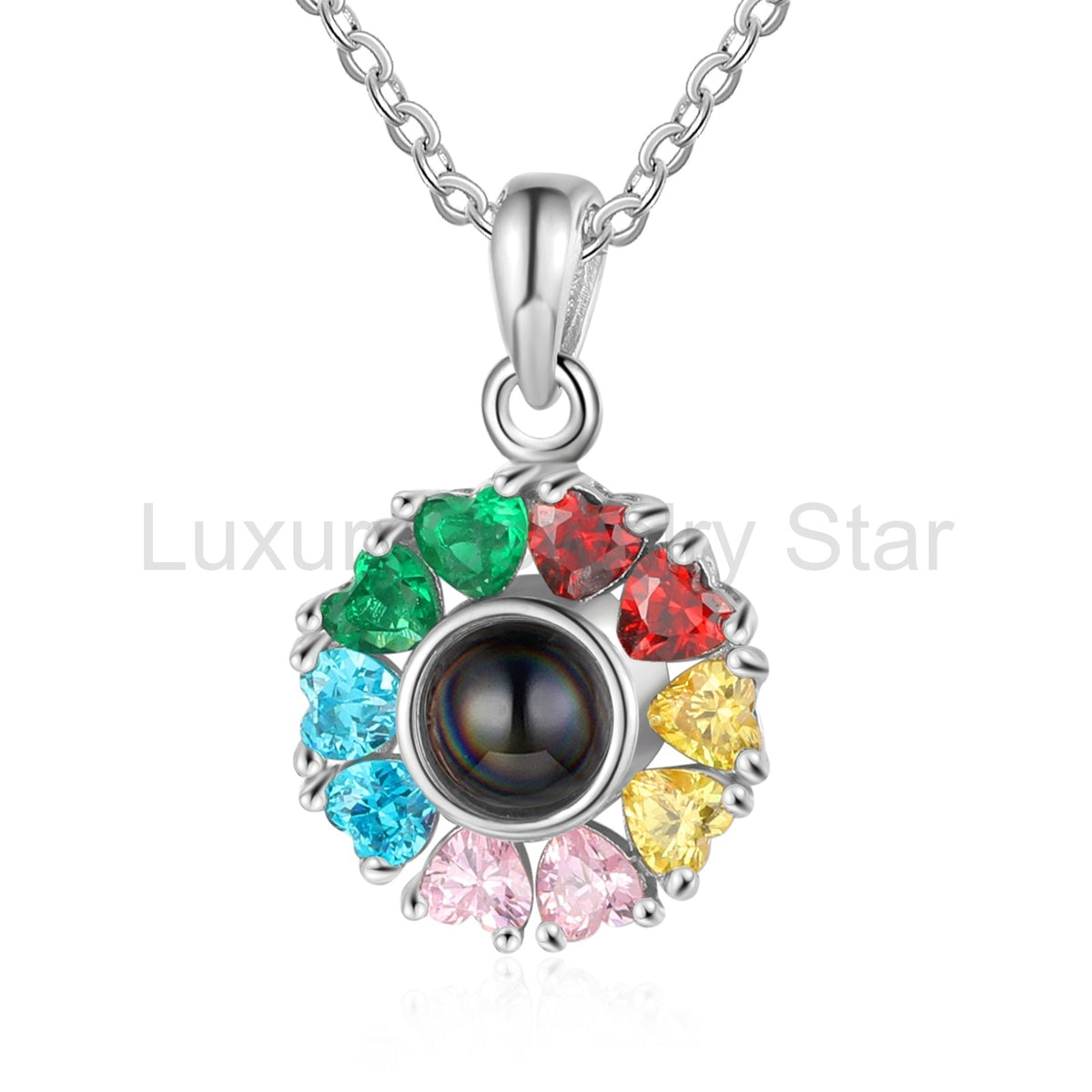 Custom Photo Projection Necklace