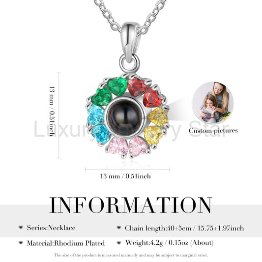Custom Photo Projection Necklace - image 2