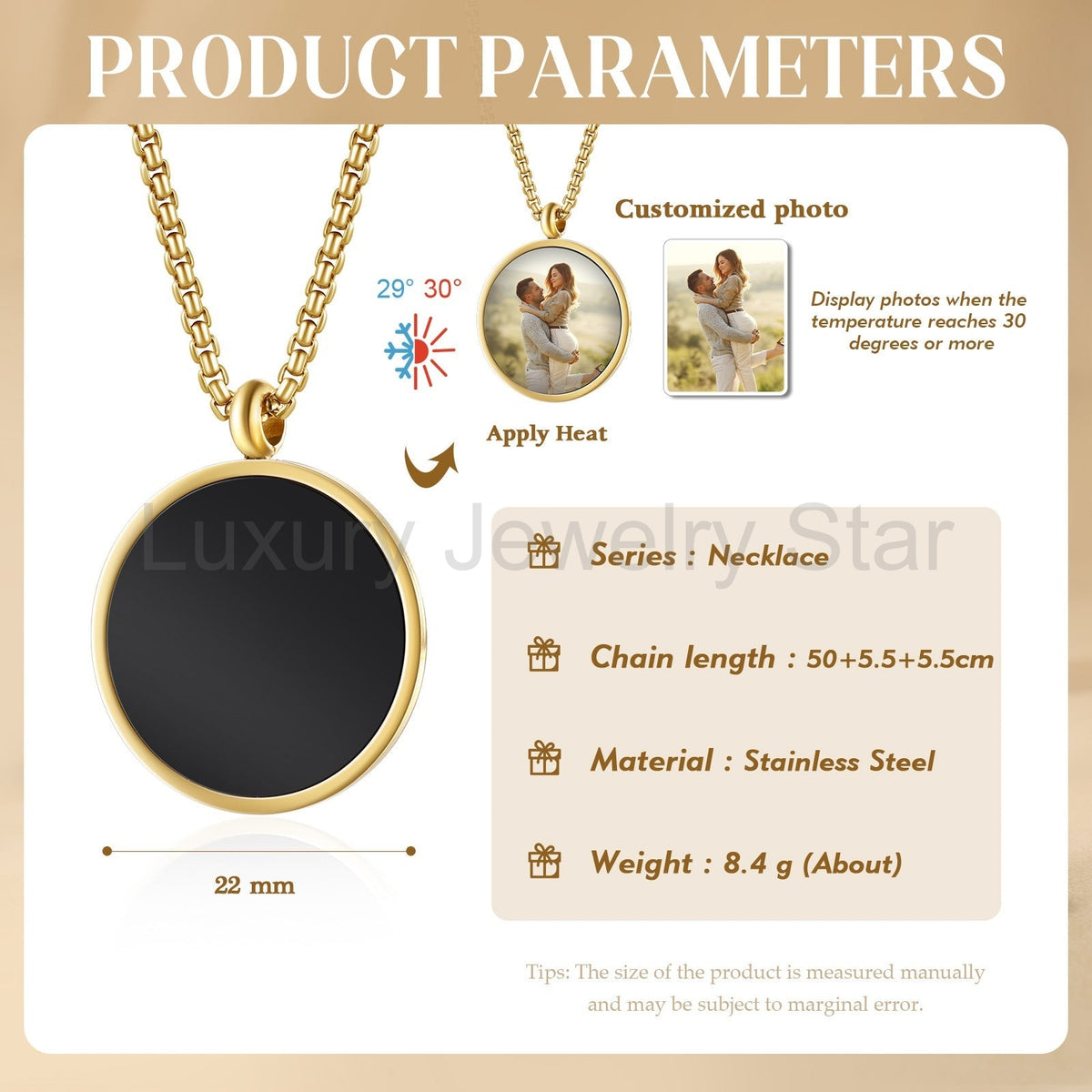 Custom Photo Thermal Necklace - image 9