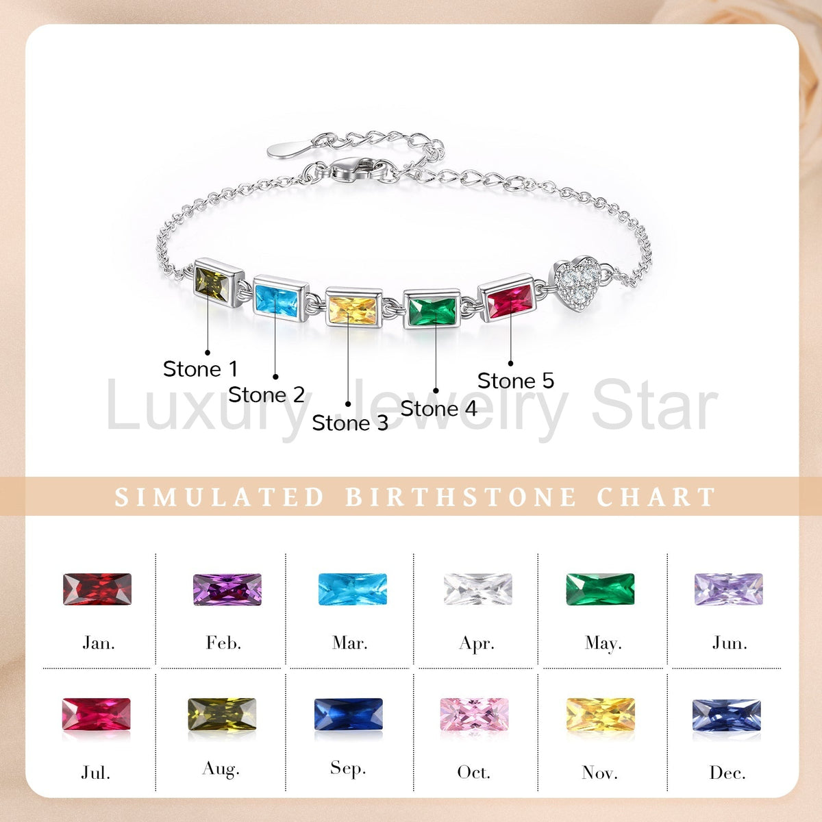 Customer Birthstone Bracelet - image 10