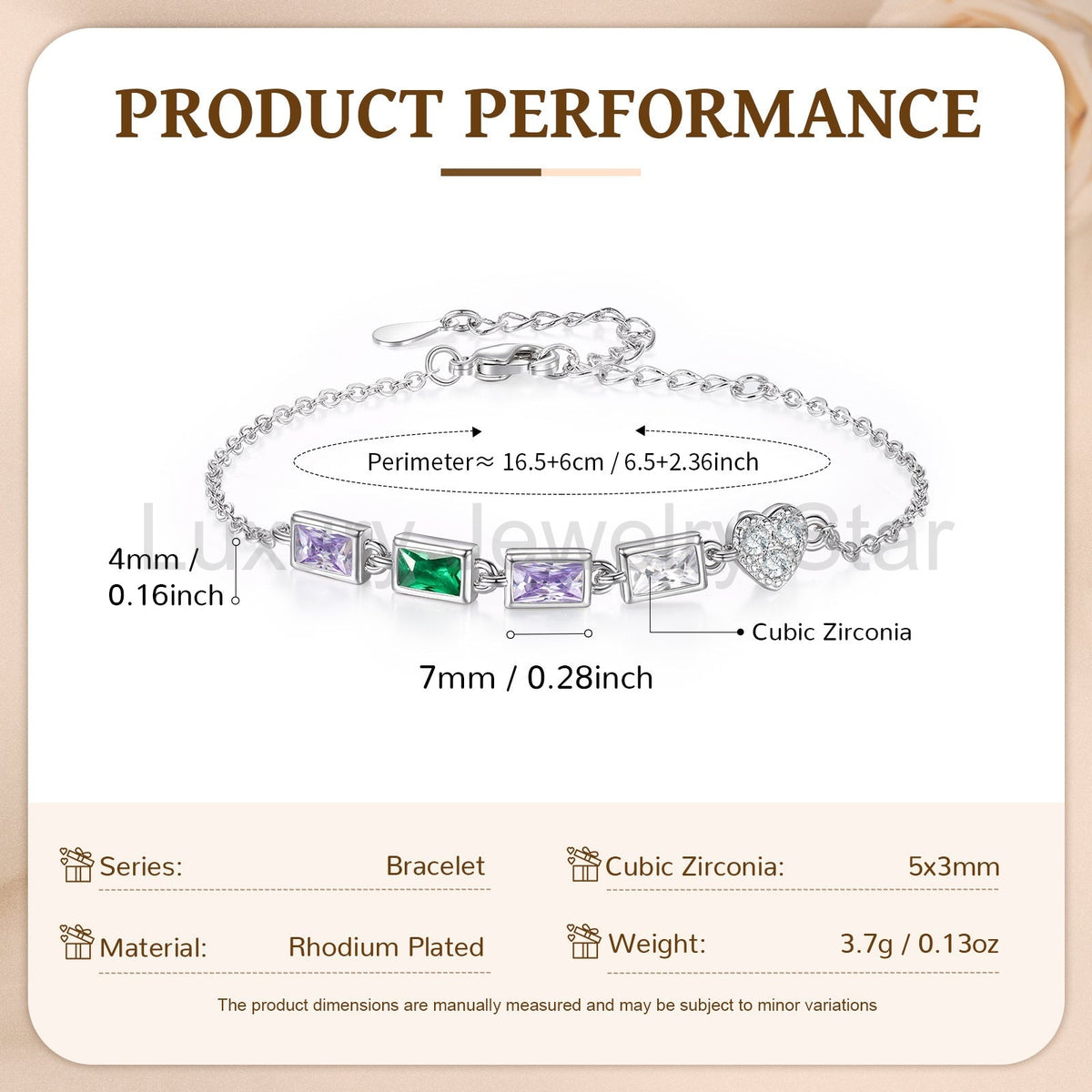 Customer Birthstone Bracelet - image 11