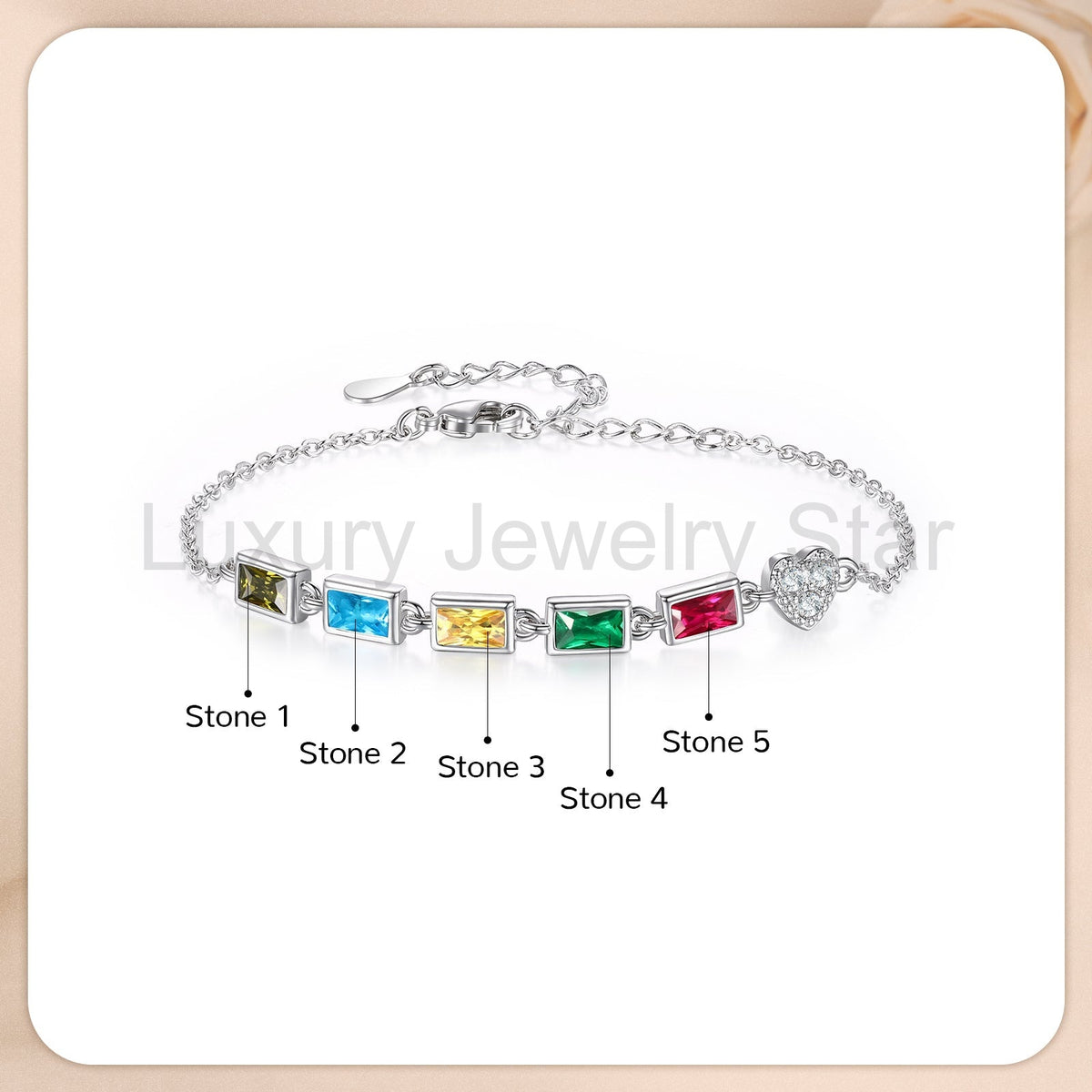 Customer Birthstone Bracelet - image 5