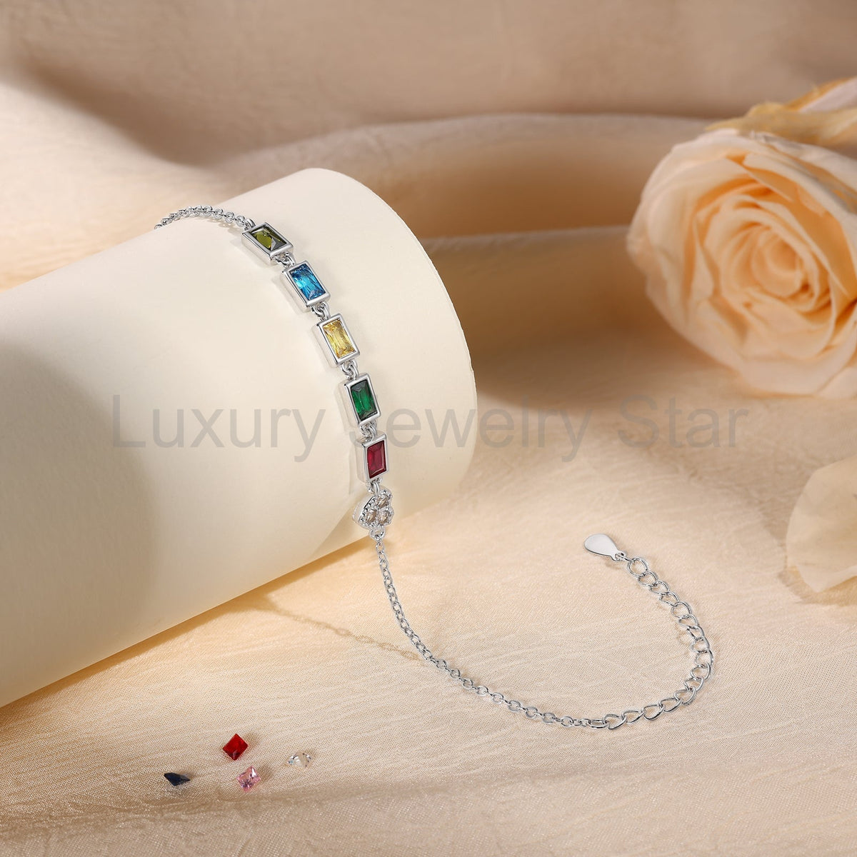 Customer Birthstone Bracelet - image 7