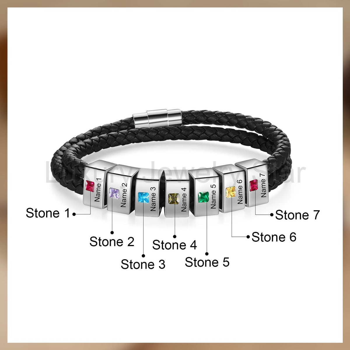 Engraved Stainless Steel Bracelet - image 8