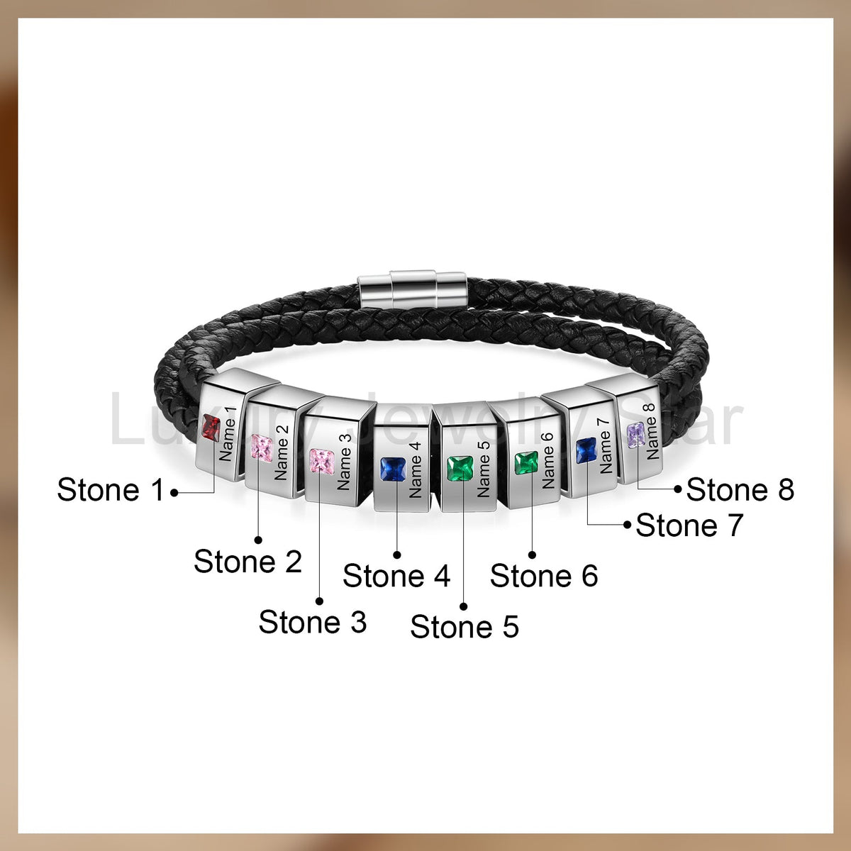 Engraved Stainless Steel Bracelet - image 9