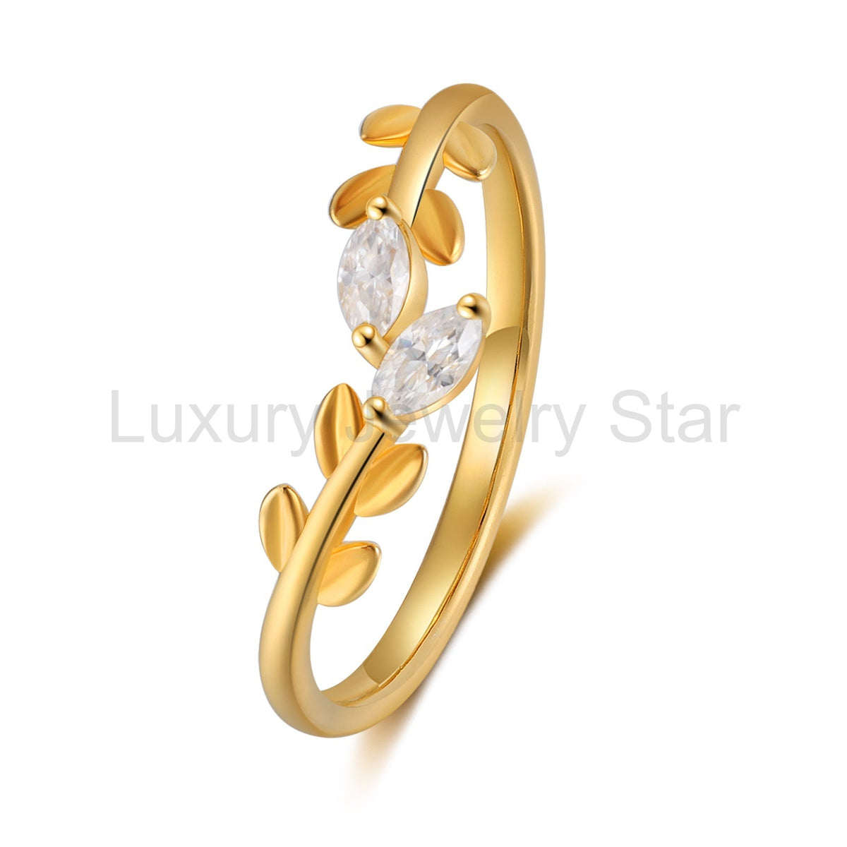 K Gold Natural Morganite Ring - image 9
