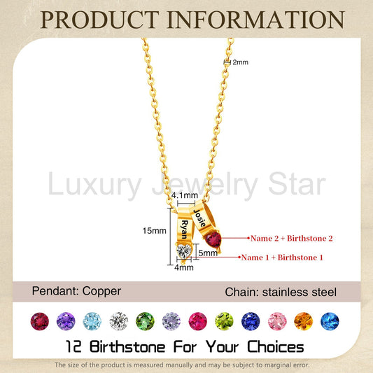 Mother's Day Birthstone Necklace - image 2