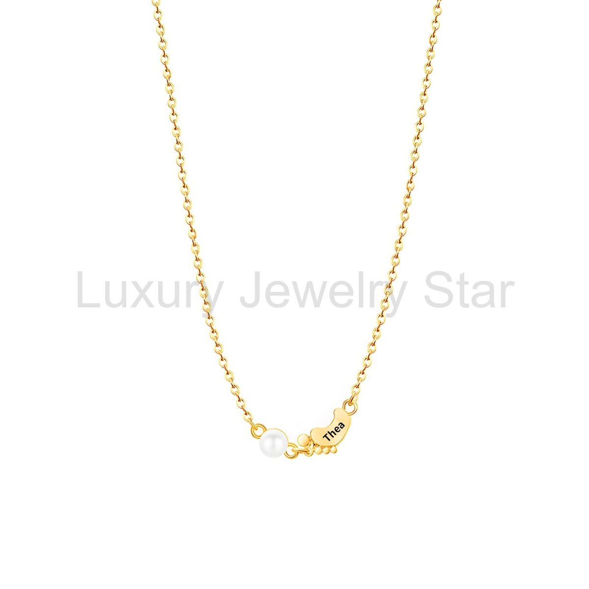 Mother's Day Foot Shape Necklace